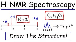 Proton NMR Spectroscopy  How To Draw The Structure Given The Spectrum [upl. by Yuria]