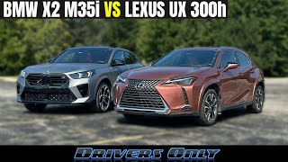 2024 BMW X2 M35i Vs 2025 Lexus UX 300h  Luxury Crossover Showdown [upl. by Yorgo]