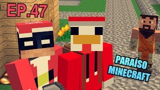 PARAÍSO MINECRAFT  EP47 ALDEANO BUSCA CASA [upl. by Siloam]