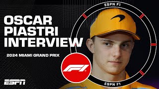 Oscar Piastri on Racing in Miami amp McLarens incredible progress  ESPN F1 [upl. by Mason]