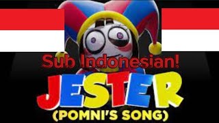 JESTER Pomnis Song from The Amazing Digital Circus  Black Gryph0n But Sub Indonesian [upl. by Ennaeiluj]