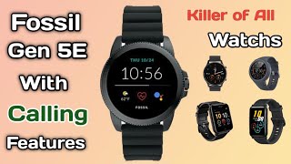 Fossil Gen 5E With calling feature  Fossil Gen 5E full features [upl. by Ykceb469]