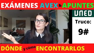 dÓnde y cÓmo ENCONTRAR EXÁMENES AVEX amp APUNTES 9 CÓMO APROBAR en la UNED [upl. by Mccourt]