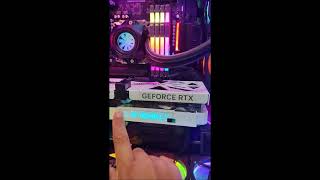 PLACA DE VÍDEO RTX 4060 TI INNO3D ICHILL X3 WHITE  COMO CONTROLAR A ILUMINAÇÃO ARGB shorts [upl. by Luoar707]