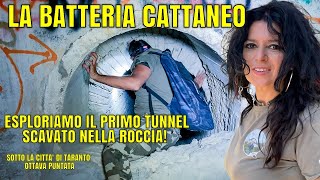 BATTERIA CATTANEO ECCO LINQUIETANTE TUNNEL SOTTERRANEO NELLA ROCCIA [upl. by Ulberto]