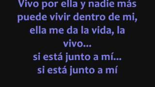 Vivo por ella LYRICS [upl. by Tsai]