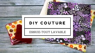 Coudre des lingettes et des essuies tout lavables [upl. by Lynea203]