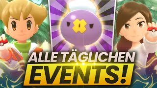 ALLE TÄGLICHEN EVENTS in Pokemon Strahlender Diamant und Leuchtende Perle [upl. by Omle]