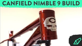 Canfield Nimble 9 Build and First Look A Modern Singlespeed Steel Hardtail [upl. by Nahaj]