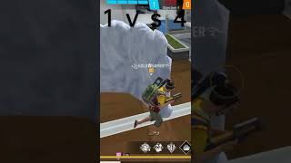 Cs Rang Ke Andar 1vs4 free fire [upl. by Llewol816]