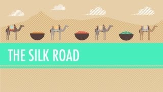 The Silk Road and Ancient Trade Crash Course World History 9 [upl. by Lessur856]