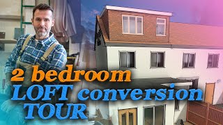 LOFT CONVERSION UK  2 bedrooms loft conversion TOUR [upl. by Quentin]