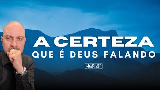 A CERTEZA QUE É DEUS FALANDO  Voz de Deus ViniciusIracet [upl. by Ariaet]