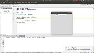 Python GUI Tutorial  28  Combobox  part 1 [upl. by Azmuh628]