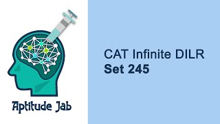 CAT Infinite DILR  Set 245  Get Yourself Vaccinated  Process Optimization [upl. by Arand637]