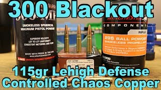 Loading 300 Blackout  ep 7  Pushing for max velocity with Win296 and 110gr VMax [upl. by Hanover185]