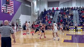 Tuscola Warriors vs GCMS Falcons Varsity Boys Basketball Highlights [upl. by Aeriell]