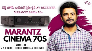 Marantz Cinema 70s 72 Channel Dolby Atmos 8K AV Receiver Unboxing Supports 7 Channel Pre Outs [upl. by Anaed]