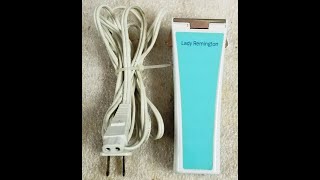 Lady Remington Electric Shaver Razor Model 6M2L 1 z4pmce [upl. by Cornall]