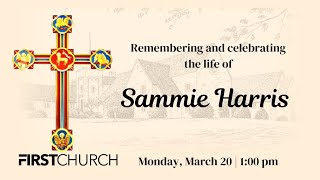 Celebration of the Life of Sammie Harris [upl. by Zeuqirdor]