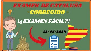 Examen CATALUÑA BARCELONA MAYO 2024  CORREGIDO Examen CAP 3ª Convocatoria COMPLETO [upl. by Naloc]