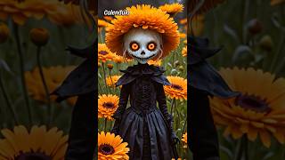 Halloween In Bloom shorts aigenerated aianimation fantasy [upl. by Gal]