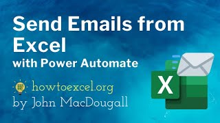 Send Emails from Excel with Power Automate [upl. by Alol]