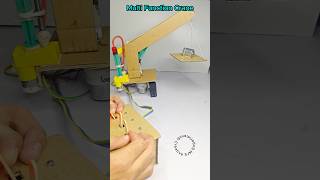 Multi Function Crane • Dc Motor  dcmotor tech youtubeshorts dcmotorproject [upl. by Hairym]