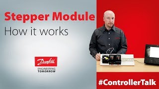 How the Danfoss stepper module works  Technical support for supermarket controls [upl. by Lihka735]