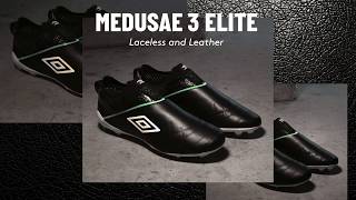 Laceless And Leather the new Medusae 3 Elite is a first for Umbro [upl. by Anaitsirk]