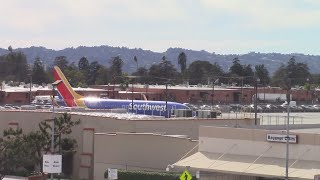 Planespotting Burbank 2142021 Southwest airlines 737s private jets JSX and more [upl. by Yaja]