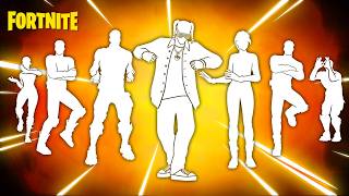 Top 50 Legendary Fortnite Dances With The Best Music [upl. by Colpin205]