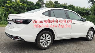 VW Virtus Highline AT 10 TSI detailed initial Review [upl. by Arreik830]