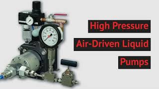 High Pressure AirDriven Liquid Pumps [upl. by Randa]