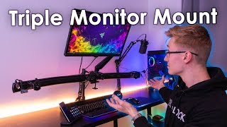 My Triple Monitor Mount Setup [upl. by Crow]