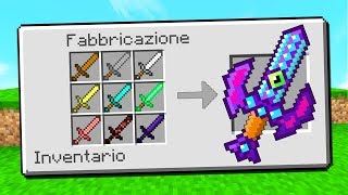 Cosa succede se UNISCI TUTTE LE SPADE di MINECRAFT [upl. by Vinson]