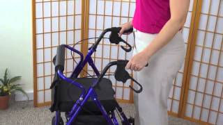 All about the four wheeled walker rollator [upl. by Corb918]