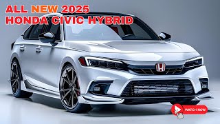 New Look 2025 Honda Civic Hybrid Revealed  The Best Compact Hybrid SUV [upl. by Leena886]