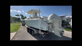 1999 PURSUIT 2870 CENTER CONSOLE W TWIN YAMAHA 250 560 HOURS FLORIDA CITY FL [upl. by Llerdnam]