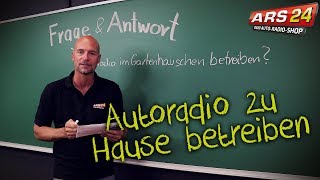 Autoradio zu Hause betreiben  Wie betreibe ich mein Autoradio an 230Volt ARS24 [upl. by Enninaej103]