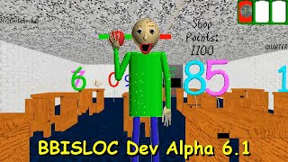 Baldis Basics in Super Lots of Content Dev Alpha 61  Baldis basics 132 decompiled mod [upl. by Niwrehs]