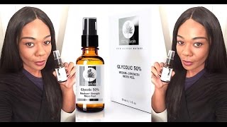 GLYCOLIC ACID PEEL  Oz Naturals  DemoReview [upl. by Hael]