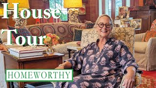 HOUSE TOUR  The Eclectic Louisiana Home of Textile Designer Rebecca Vizard [upl. by Yarled]