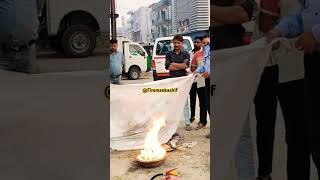 Smoothring Method to extinguish fire Live Fire Demonstration ytshorts fire trending firefighter [upl. by Alithia]