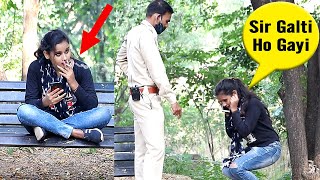 Fake Police Throwing Girls Cigarette Prank  Bhasad News  Pranks in India 2020 [upl. by Dorn]