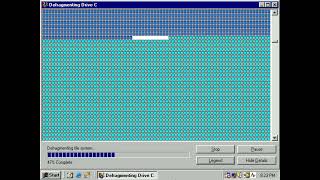 Windows 98 disk defragmenter [upl. by Leahcimnaes]