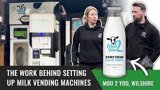 The Work Behind Setting up Milk Vending Machines  Moo 2 Yoo Wilshire [upl. by Thaddaus]