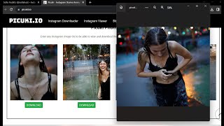 How to download Sofia Hublitz Instagram photos  Picukiio [upl. by Roosnam]