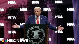 Trump accepts NRA endorsement at annual convention [upl. by Illah]