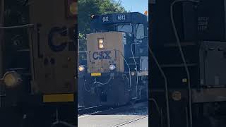 Horn show from GP403 6512 on CSX L112 during Raildays on 100524 [upl. by Enaitsirhc]